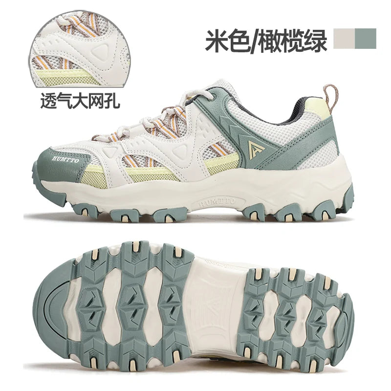 HUMTTO Women Hiking Shoes,  Spring Outdoor Sports, Climbing Shoes, Walking shoes, Warm men Trekking Sneakers , Ankle Boots Breathable