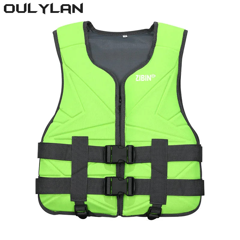 Oulylan Vest Life Jacket, Water Sports, Kayaking, Surf Drifting, Boating,  Adult/Children, Life Jacket, Neoprene Safety Vest Rescue Boats