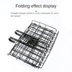 Mountain Bike Folding Hanging Basket, Bicycle Front or Rear Bold Side Trailer Basket