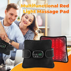 Multifunctional Red Light Massage Pad, 660nm 850nm Near-infrared Light, Vibration Full Body Massager, Relieve Soreness Fatigue