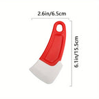 5pcs Soft scraper is used for cleaning the bottom of pots, flat bottomed pans, plates, and non stick pans
