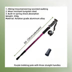 Hiking Trekking Poles, Collapsible,Lightweight, Anti Shock, Hiking or Walking Sticks,Adjustable Hiking Pole for Men and Women