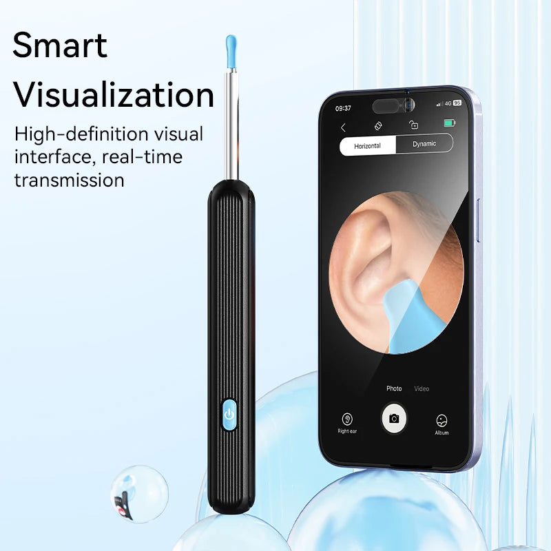 Visual Ear Cleaner with camera Set, Ear Wax Removal, Otoscope USB C Charging, Endoscope Wax Removal Tool, Earpick Mini Camera Clean