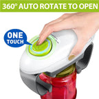 Electric Can Opener easy to open cans and bottles Battery Operated Tin Opener One Touch for All Kinds of Jars Bottles