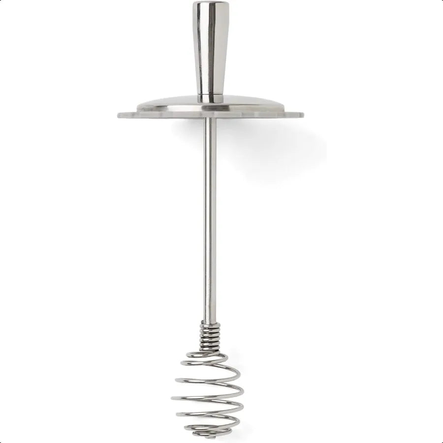 Jarware Honey Dipper Lid For Regular Mouth Mason Jars Stainless Steel 6.5" x 3"