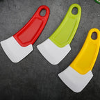 5pcs Soft scraper is used for cleaning the bottom of pots, flat bottomed pans, plates, and non stick pans