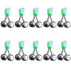 20-1PCS Fish Bite Alarm, Twin Spiral Bells Fishing Indicator Bait Alarm, Outdoor Night Fishing Alarm Bell Fishing Equipment