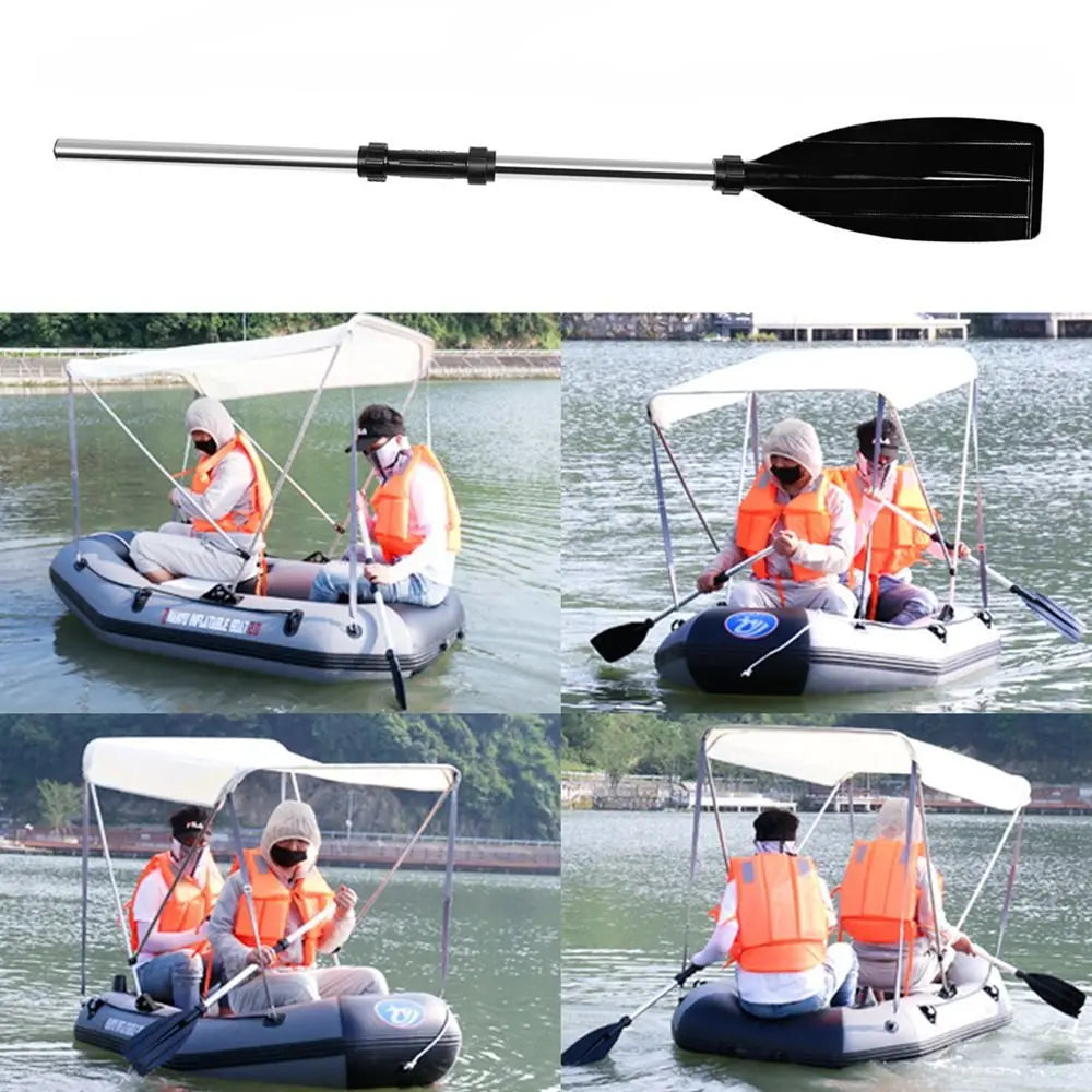 Aluminum Alloy Kayak Paddles, Thicken Anti-twist Design, Canoe Oars, Durable Portable Fishing Boat, Pulp Boating Accessories
