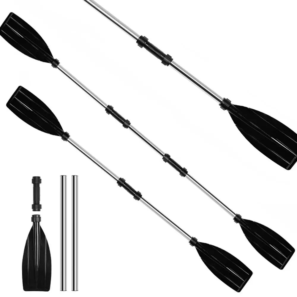 Aluminum Alloy Kayak Paddles, Thicken Anti-twist Design, Canoe Oars, Durable Portable Fishing Boat, Pulp Boating Accessories