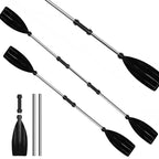 Aluminum Alloy Kayak Paddles, Thicken Anti-twist Design, Canoe Oars, Durable Portable Fishing Boat, Pulp Boating Accessories