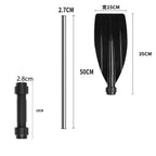 Aluminum Alloy Kayak Paddles, Thicken Anti-twist Design, Canoe Oars, Durable Portable Fishing Boat, Pulp Boating Accessories
