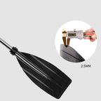 Aluminum Alloy Kayak Paddles, Thicken Anti-twist Design, Canoe Oars, Durable Portable Fishing Boat, Pulp Boating Accessories