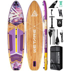 Myboat WETARE Waterproof Inflatable Paddle Board, 11'6''x35''x6''Adult Standing Style, Aquatic With Accessories Outdoor Game